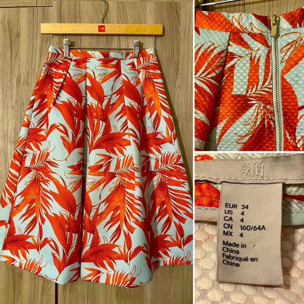 H&M High Waist skirt, paisley
